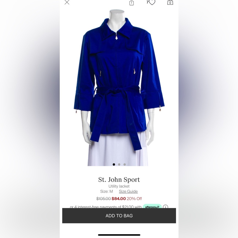 St. John utility jacket